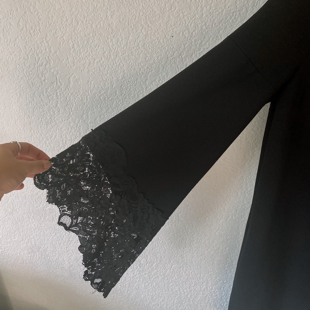 black long sleeve dress (M)